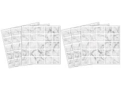 Dimex nálepky na obkladačky - Biely mramor mozaika - 15 x 15 cm