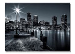 Dimex Dimex, obrazy na plátne - Boston čiernobiely 100 x 75 cm