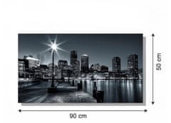Dimex Dimex, obrazy na plátne - Boston čiernobiely 90 x 50 cm