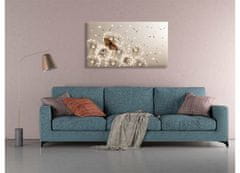 Dimex Dimex, obrazy na plátne - Púpavy s motýľom 90 x 50 cm