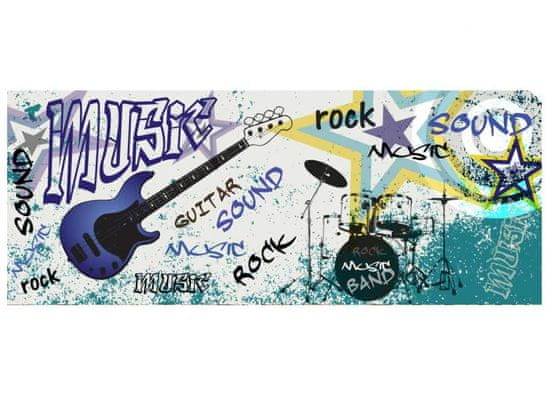 Dimex fototapeta MP-2-0323 panoráma - Modrá gitara 375 x 150 cm