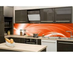 Dimex fototapety do kuchyne, samolepiace - Oranžový abstrakt 60 x 260 cm