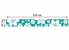 Dimex dekoračné pásy - Kvety, 32 x 270 cm