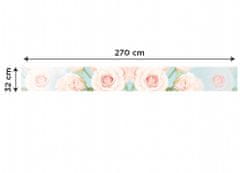 Dimex dekoračné pásy - Ruže, 32 x 270 cm