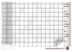 Gekkofix - Samolepiaca fólia dekoratívna 11511 KACHLIČKY bielo-strierorné - šírka 67,5 cm