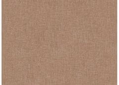 A.S. Création Vliesová tapeta s textilnou štruktúrou v hnedej farbe, rolka: 10,05 m x 0,53 m (5,33 m²), TA305369251