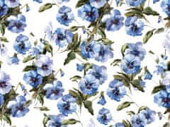 Dimex Dimex, digitálne vliesové tapety WP-228-01 Modré kvety, 10,00 m x 0,75 m