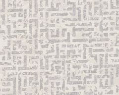 A.S. Création Tapeta s reliéfnym vzorom vo vitage štýle - biela, šedá 38695-1 - tapety do spálne