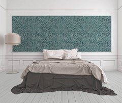 A.S. Création Tapeta s grafickým reliéfnym dizajnom - modrá, zelená, béžová 38695-3 - tapety do spálne