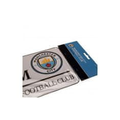 FOREVER COLLECTIBLES Plechová tabuľa 40/18cm MANCHESTER CITY White