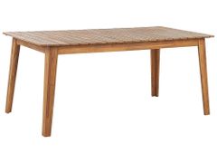 Beliani Záhradný jedálenský stôl z akáciového dreva 180 x 90 cm FORNELLI