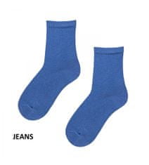 Wola Detské bavlnené ponožky - jednofarebné ANTRACIDE (tmavosivá) EU 33-35