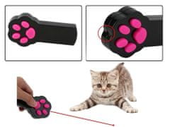 Sobex Laserová svetelná hračka pre mačky indikátor labky