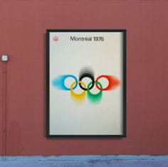 Vintage Posteria Plagát do obývačky Plagát do obývačky Olympijské hry v Montreale A4 - 21x29,7 cm