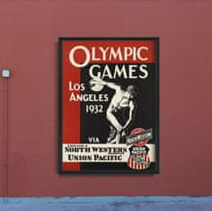 Vintage Posteria Plagát Plagát Olympijský plagát A3 - 29,7x42 cm