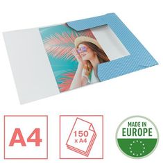 Esselte Doska s gumičkou "Colour Breeze", modrá, kartónová, A4, 628492