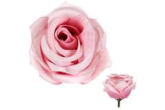 Autronic Ruže, farba ružová, Kvetina umelá väzbová. Cena za balenie 12 kusov KUM3312-PINK