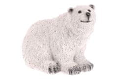 Autronic Medveď, zimný dekorácia z polyresinu KER362