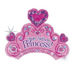 Grabo Fóliový balón Happy Birthday Princess 86cm