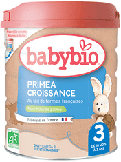 Babybio PRIMEA 3 dojčenské bio mlieko 800 g