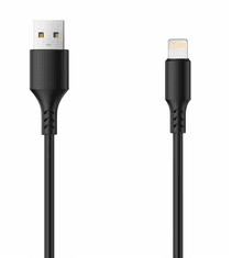 setty. USB lightning kábel 3m 2A (GSM109950) čierna