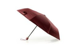 Skladací dámsky plne automatický dáždnik, bordó
