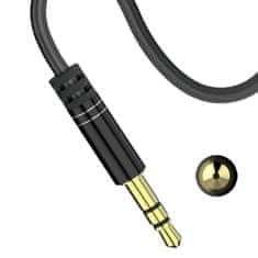 DUDAO uhlový kábel AUX mini jack 3,5 mm kábel 1 m - Čierna KP26546