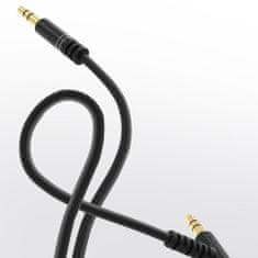 DUDAO uhlový kábel AUX mini jack 3,5 mm kábel 1 m - Čierna KP26546