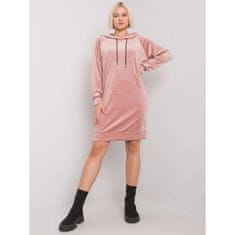 FANCY Dámske šaty s kapucňou MESSINA pink FA-SK-7495.17P_381939 Univerzálne