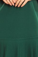 Numoco Dámske mini šaty Lucy zeleno-čierna L
