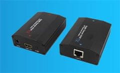 sapro HDMI extender/prevodník pre prenos HDMI signálu cez UTP kábel