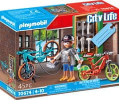 Playmobil City life 70674 Darčekový set Servis elektrobicyklov