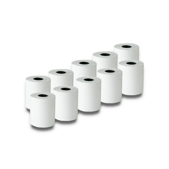 Qoltec Termálna rolka 57 x 27 | 55g/m2 | 10ks | BPA free