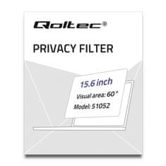 Qoltec Privacy Filter RODO 15,6" | 16:9