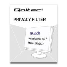 Qoltec Privacy Filter RODO 19" | 5:4