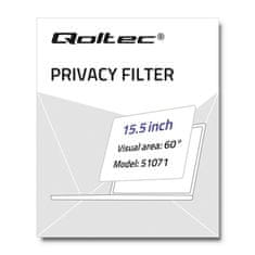 Qoltec RODO Filter ochrany súkromia pre MacBook Pro Touch Bar 15,5" (2016-2018)