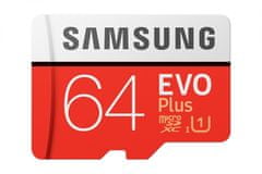 Universal Samsung micro SDXC 64GB EVO Plus + SD adaptér MB-MC64HA/EU