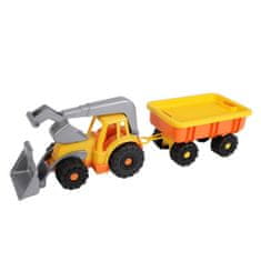 Androni Traktorový nakladač Power Worker s vlekom, dĺžka 58 cm oranžový