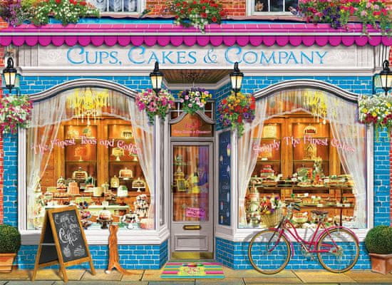 EuroGraphics Puzzle Cukráreň Cups, Cakes & Company 1000 dielikov
