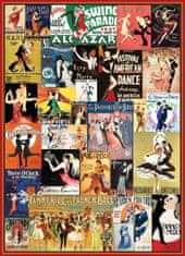 EuroGraphics Puzzle Vintage plagáty z tanečných sál 1000 dielikov