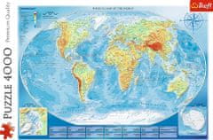 Trefl Puzzle Veľká mapa sveta 4000 dielikov