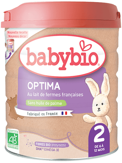 Babybio OPTIMA 2 dojčenské bio mlieko 800 g