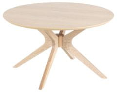 Design Scandinavia Konferenčný stolík Duncan, 80 cm, dub