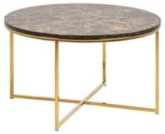 Design Scandinavia Konferenčný stolík Alisma, 80 cm, hnedá