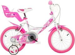 DINO Little Heart dievčenský bicykel, 16", 31 cm