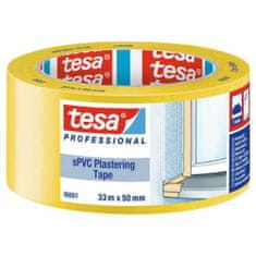 Tesa Páska maskovacia plastová 66001, UV 4 týždne, 33 mx 50 mm, žltá