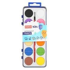Spokey EASY Kids Vodové farby so štetcom, 12 farieb