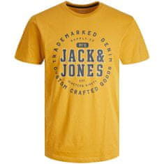 Jack&Jones Pánske tričko JJSTAMP Regular Fit 12211446 Harvest Gold (Veľkosť L)