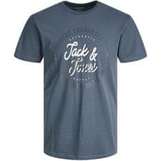 Jack&Jones Pánske tričko JJSTAMP Regular Fit 12211446 Ombre Blue (Veľkosť XL)