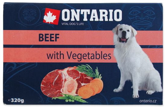 Ontario Vanička Beef with vegetable 8x320 g EXPIRACE 01.05.2023